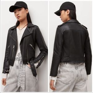 All saints balfern leather jacket